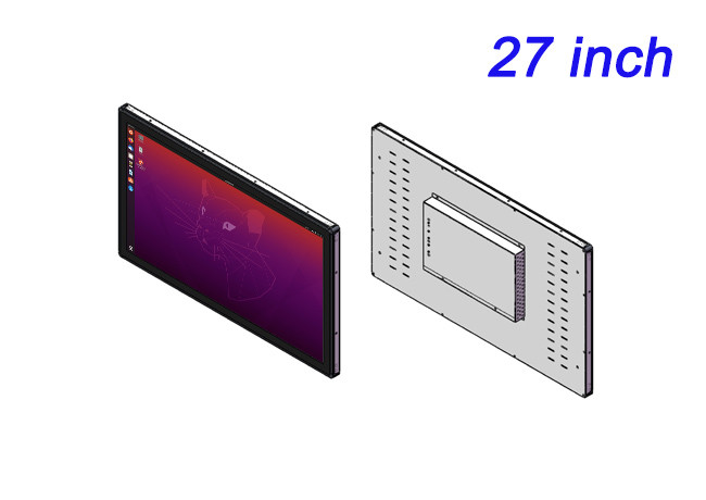 27-Inch Linux Embedded Screen for Large-Scale Retail Displays, Corporate Interfaces, Public Transport Systems, and Security Monitoring