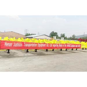 China Dock Container Skeleton Semi Trailer 2 Axles 3 Axles 60tons wholesale