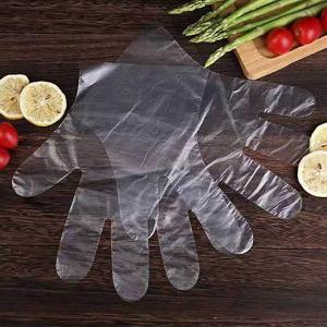 China HDPE/PE Disposable Plastic Gloves Restaurant Home Service Catering Hygiene Transparent wholesale