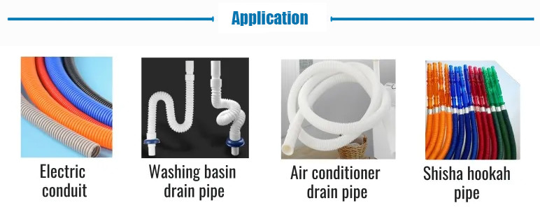 Automatic High Speed Single Wall Corrugated Pipe Machine Hookah Pipe Making Machine