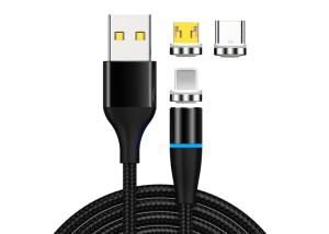 China USB C 1000mm 5V 3A Magnetic 3 In 1 Charging Cable wholesale
