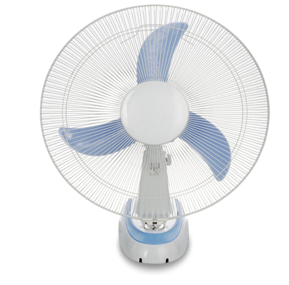 Mini 12 Inch 12v DC Children Fan Solar Table Fan With LED Light And Battery