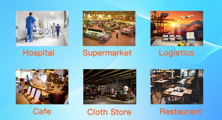 Wired/Wireless Scanner POS Handheld for Logistics Delivery Express Store Image CMOS