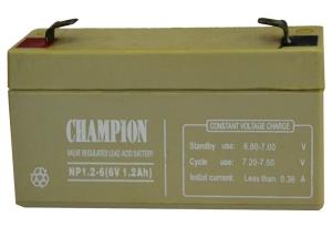 China China Champion Battery 6V1.3Ah NP1.3-6 Lead Acid AGM Battery, VRLA Battery, SLA Battery wholesale