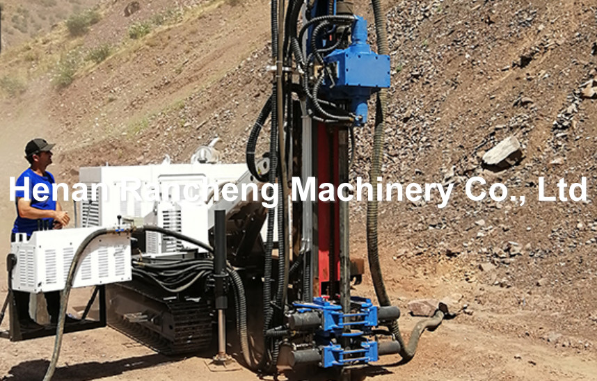 150m Drill Depth RC Drilling Rig 1.2km/h Walk Speed Hydraulic Crawler Drilling Rig