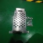 1mm High Precision Metal Cutting Parts Fireproof With Black Powder Coating
