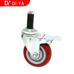 3 Inch Plastic PU Trolley Castor Furniture Caster Wheels
