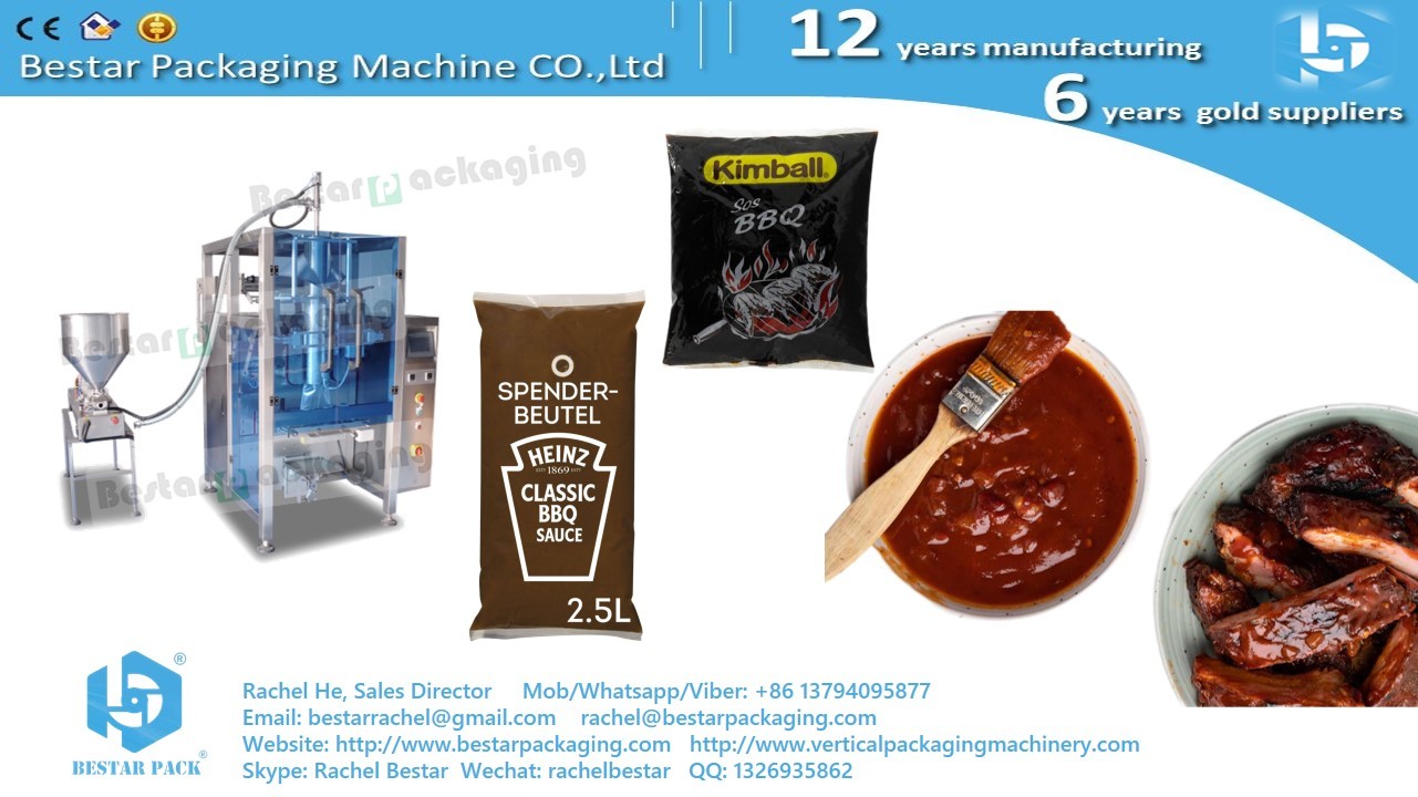Bestar automatic packaging machine for mayonnaise pouch BSTV-650P