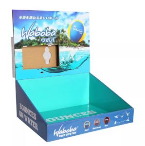 China Supermarket Retail Custom Cardboard PDQ Product Display Desk Countertop Stand wholesale