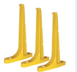 China Light Weight FRP Pultruded Profiles Fiberglass Bracket Acid Resistance,Yellow Fiberglass Cable bracket wholesale