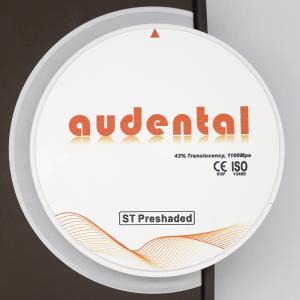 China Super Translucent Dental Zirconia Preshaded Block ST Preshaded Zirconia Disc wholesale