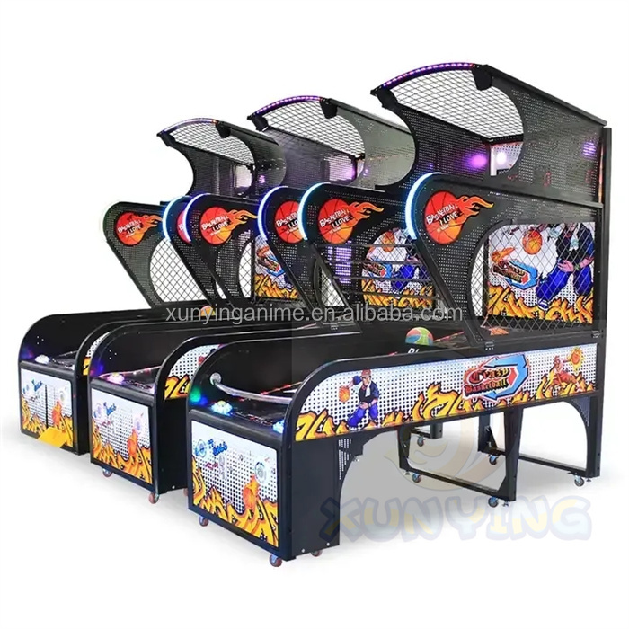 Indoor Street Arcade Basketball Machine Game Shooting cabinet 260W 300KG