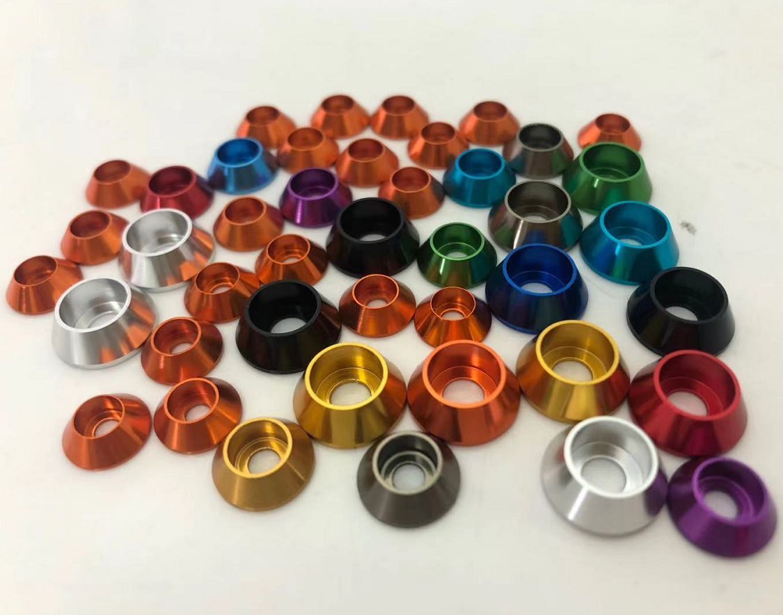 M6 Cylindrical Head Cup Inner Hexagon Screw Gasket Washer Aluminum Alloy Washer