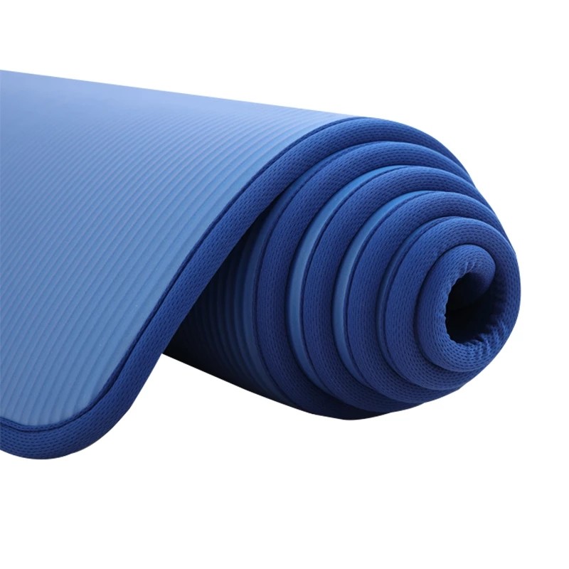 Tasteless Non Slip 10MM Thicker 183cmX61cm Nbr Exercise Mats For Fitness Pilates Workout