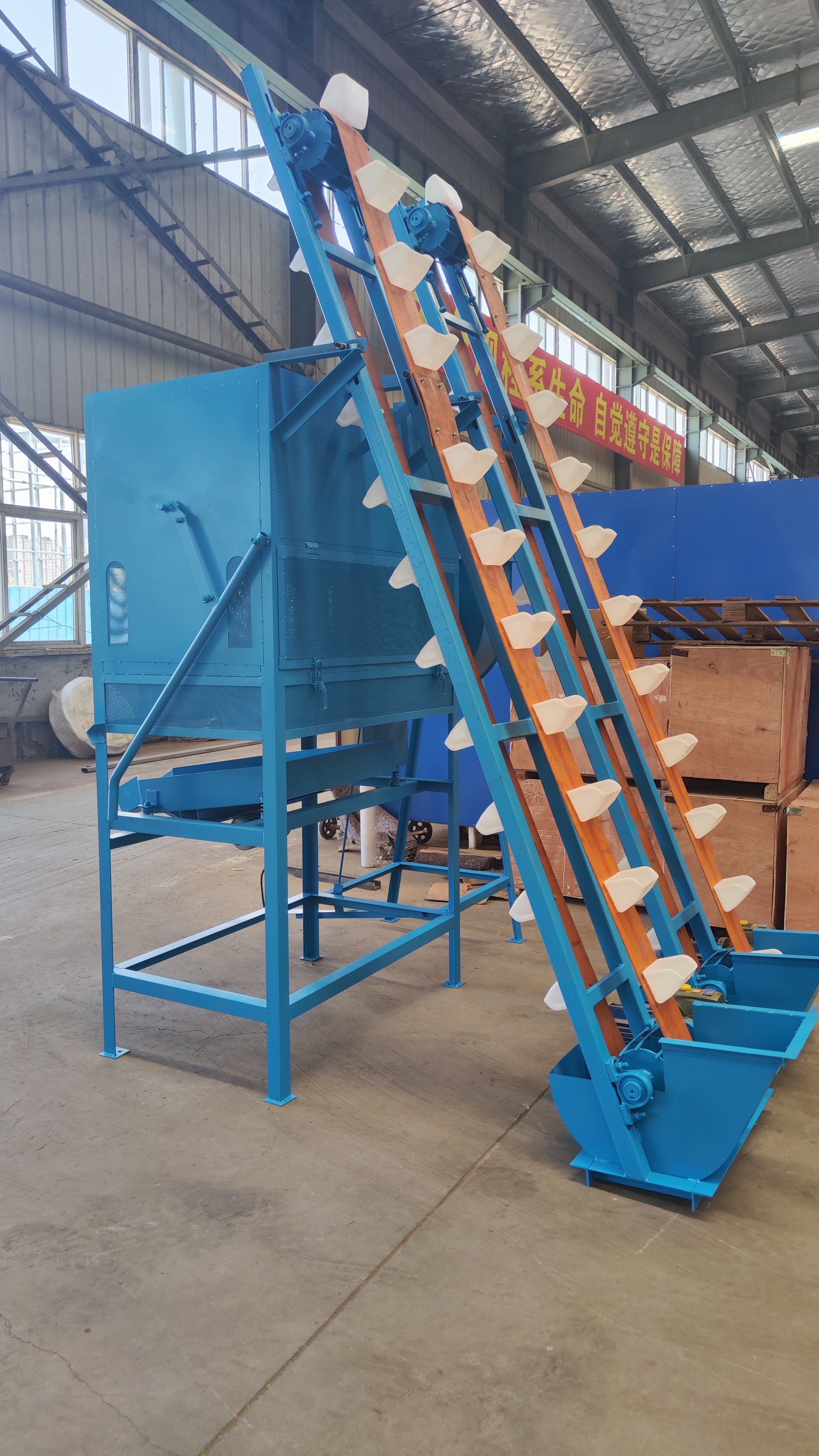 1000kg/H Chicken Food Processing Machine 1-10mm Mini Cattle Feed Machine Plant