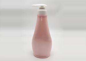 China 500ml Round PET Plastic Cosmetic Bottles With Lotion Pump wholesale