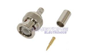 China Solderless Connectors Jack Plug Male Polarity Low Loss Cable wholesale