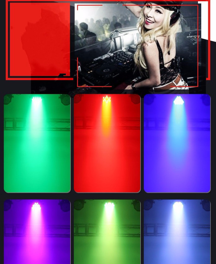 RGBW 3 In 1 54 * 3 Watt LED Par Light With 15 Degree Angle / LED Bar Disco