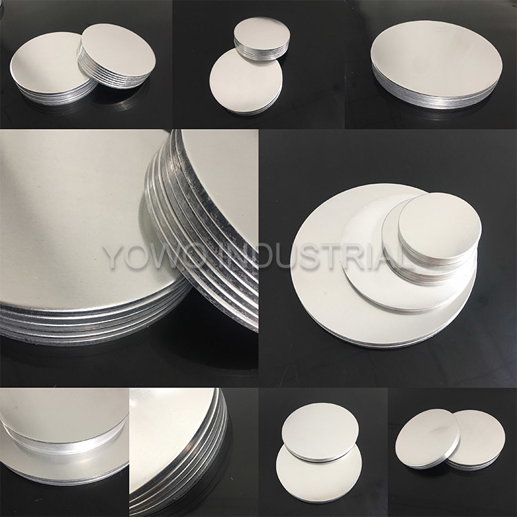 Dia50mm 0.3mm 1100 Aluminum Circle Discs For Kitchenware