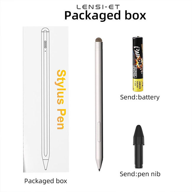 Active Black White Stylus Pen Long Working Time Palm Rejection
