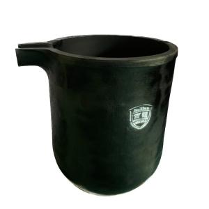 China Black Silver Smelting Crucible Chemical Resistant Crucible Silver Melting wholesale
