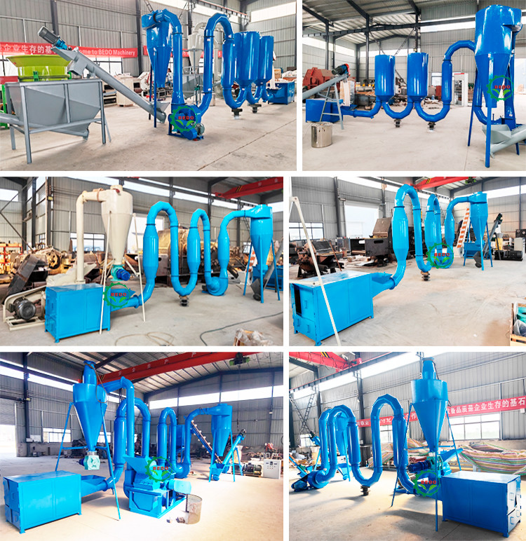 Advanced Sawdust Dryer 4kw Sawdust Pipe Drying Machine CE Approved