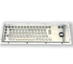 Stainless Steel Mechanical Industrial PC Keyboard With Trackball Maintenance
