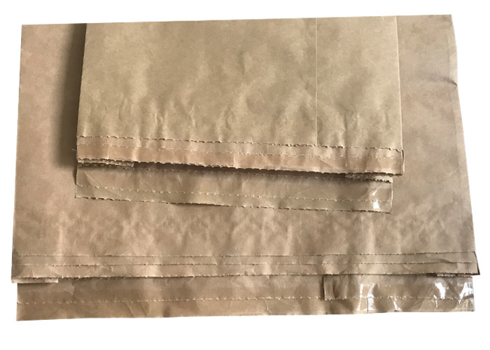 2 Layers PE Film Pinch Bottom Kraft Paper Sack For Powder Material