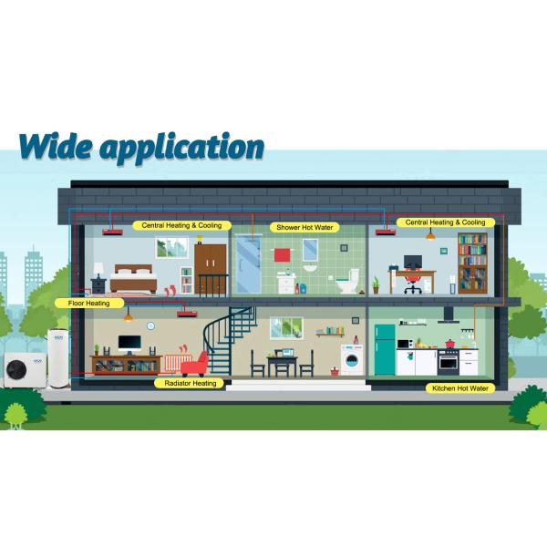 2022 New High Quality Electric Powered Air-Source Heat Pump for Hotel Swimming Pool Water Heaters