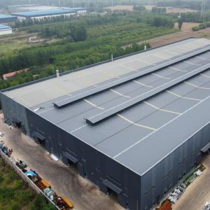 China Galvanized Q345 Prefab Steel Warehouse with 50-Year Lifespan wholesale