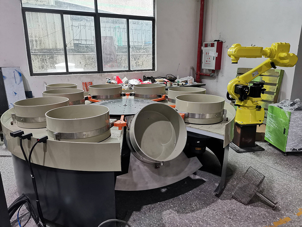 stainless steel metal cookware surface grinding buffing magnetic polishing machine