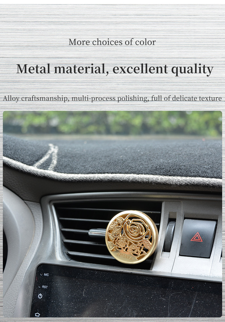 Custom Car Aromatherapy Car Vent Aroma Air Freshener Hollow Design