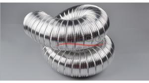 China HVAC Parts Semi Rigid Aluminum Duct 100MM Diameter 8 Flexible Aluminum Duct wholesale