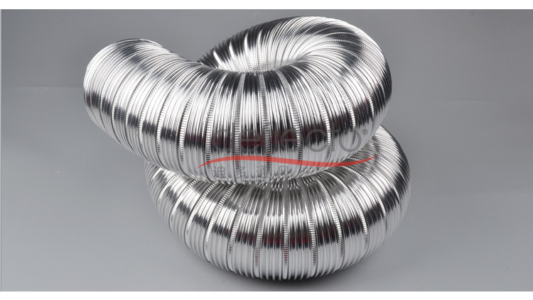 HVAC Parts Semi Rigid Aluminum Duct 100MM Diameter 8 Flexible Aluminum Duct