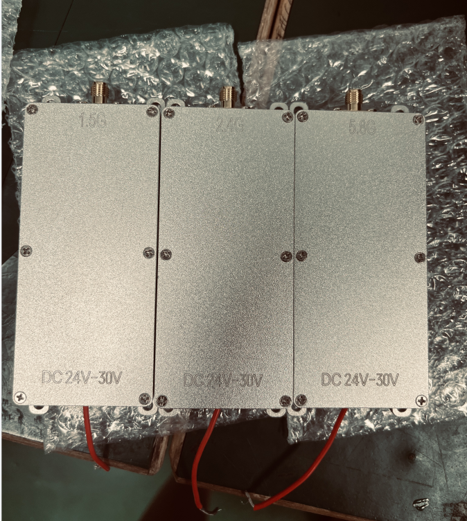 433/868/915mhz 1.5/2.4/5.8G Chipset jammer modules RF noise generator modules 10-150W