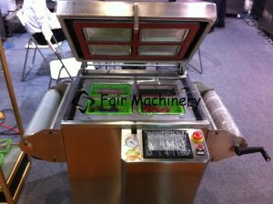 China SGS PLC 2BPM Industrial Vacuum Sealing Machine Packing For Vegetables 50Hz wholesale