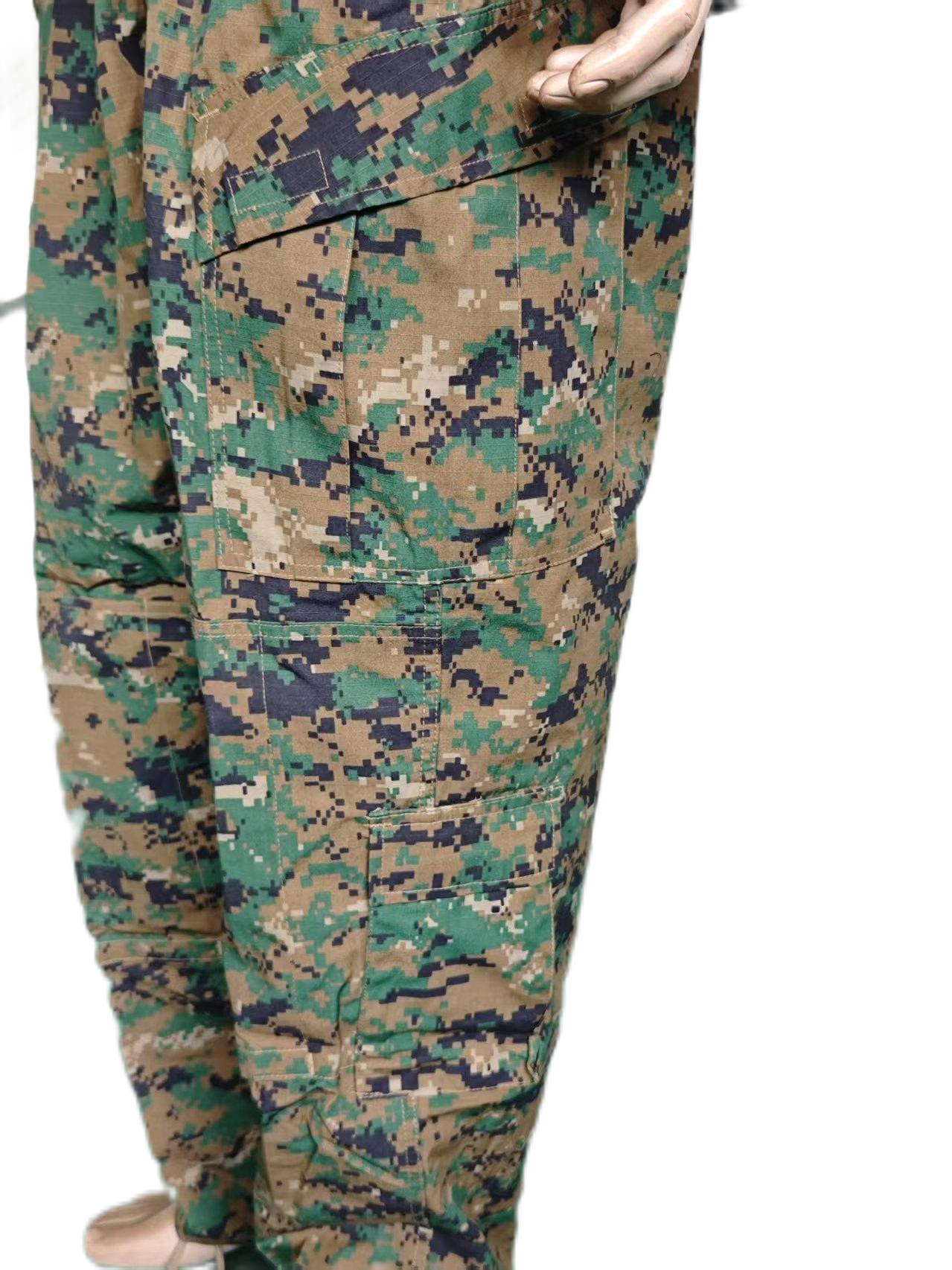 ACU-Green Tactical Field Uniform (50/50 Nylon-Cotton Combat Blend)