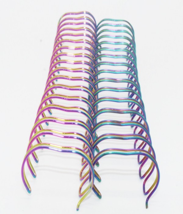 Electroplated Steel Double Loop Wire O For Calendar Binding