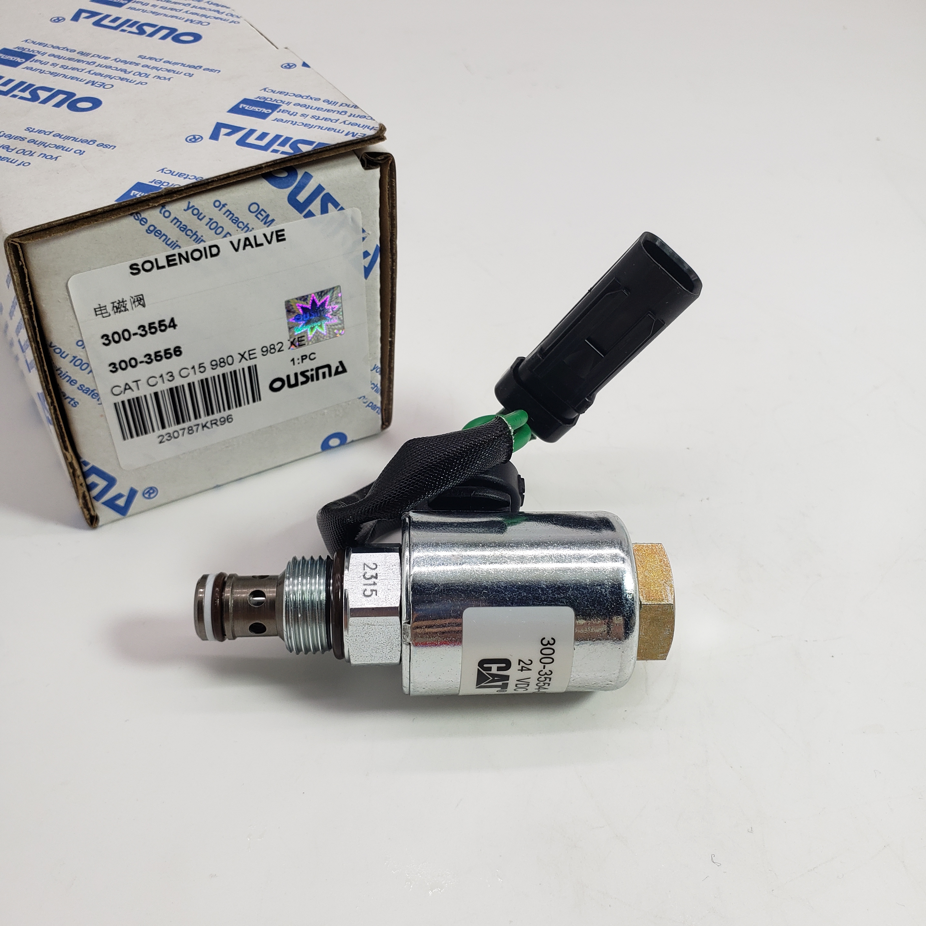 OUSIMA Solenoid Valve 300-3554/3003554 300-3556/3003556 For CAT C13 C15 980XE 982XE