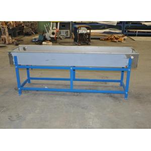 Plastic Recycling System Stainless Steel Water Trough , Length 5m Durable