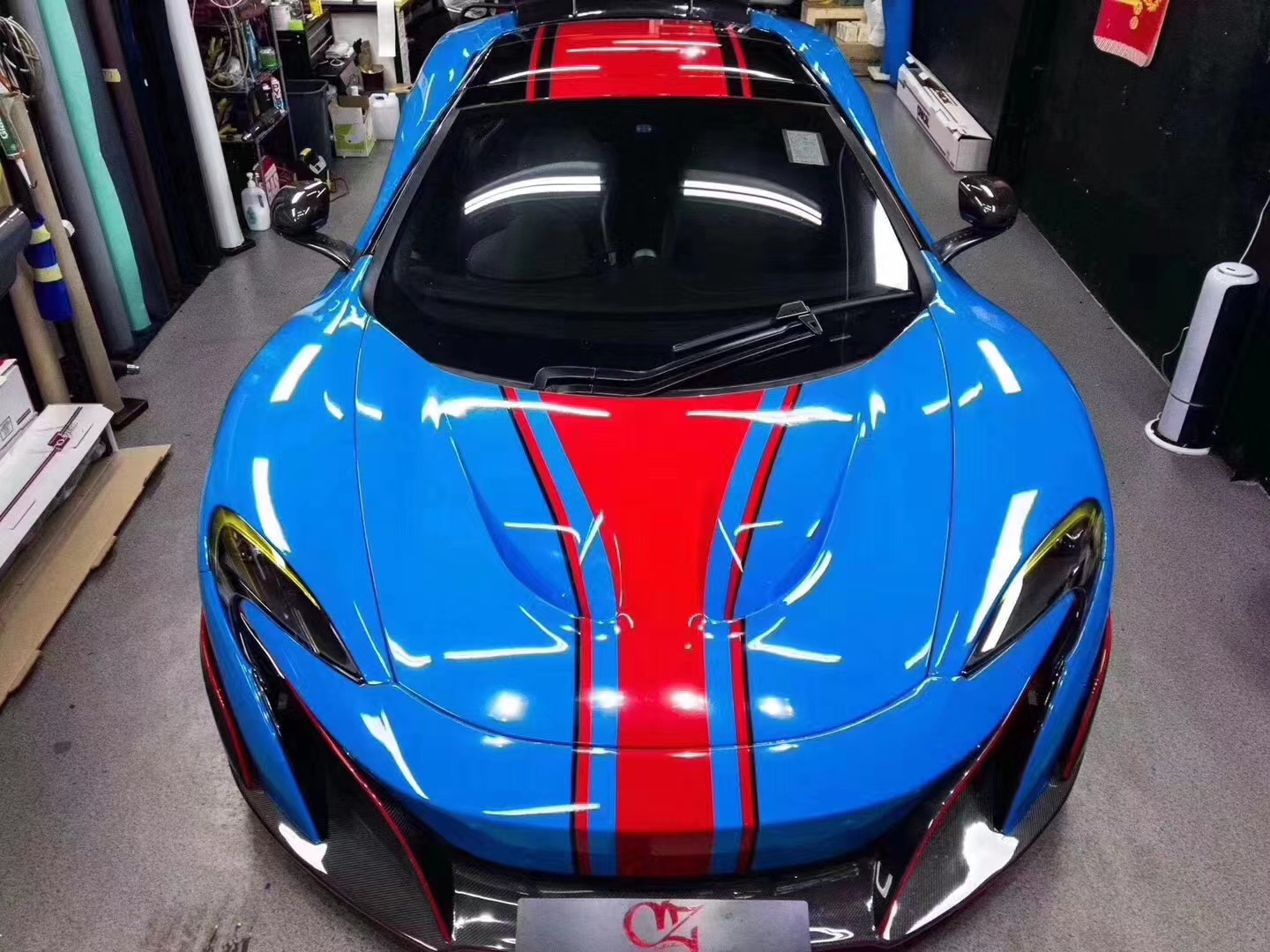 New Product for McLaren MP4-12C 650S Carbon Fiber Hood Mp4-12c 650S Upgraded P1 Style Bonnet and Engine Hatch