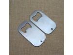 Stainless Steel Engrave Blank Dog Tag Beer Bottle Opener,Promotion die punched
