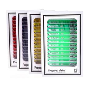 China 48pcs Different Prepared Plastic Microscope Slides for Homeschool Education wholesale