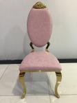 49cm 116cm 150KG Stainless Steel Dining Room Chairs