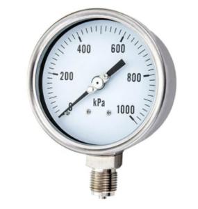 China 100mm 3.15&quot; Stainless Steel Liquid Filled Pressure Gauge Glycerin Filled Manometer wholesale