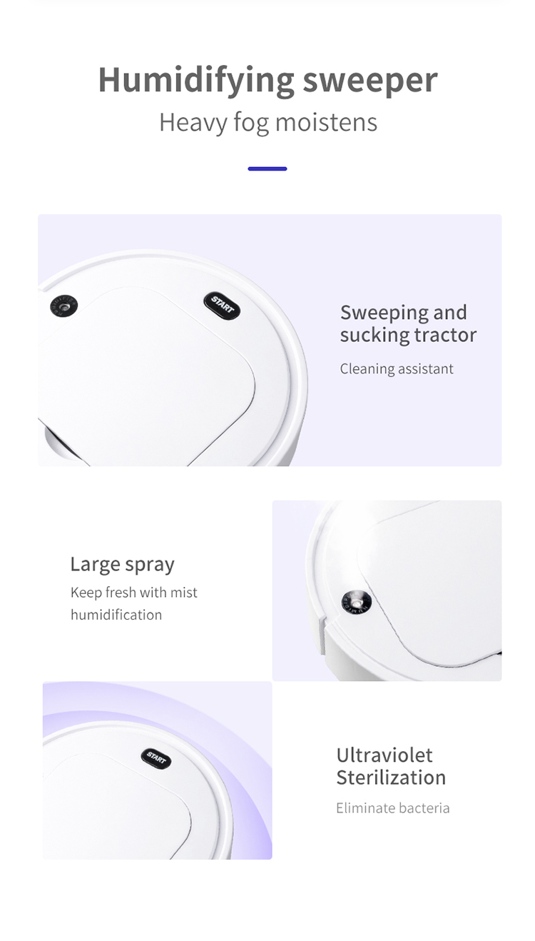 90Min 120m2 Robot Vacuum For Carpet Intelligent Home Appliances