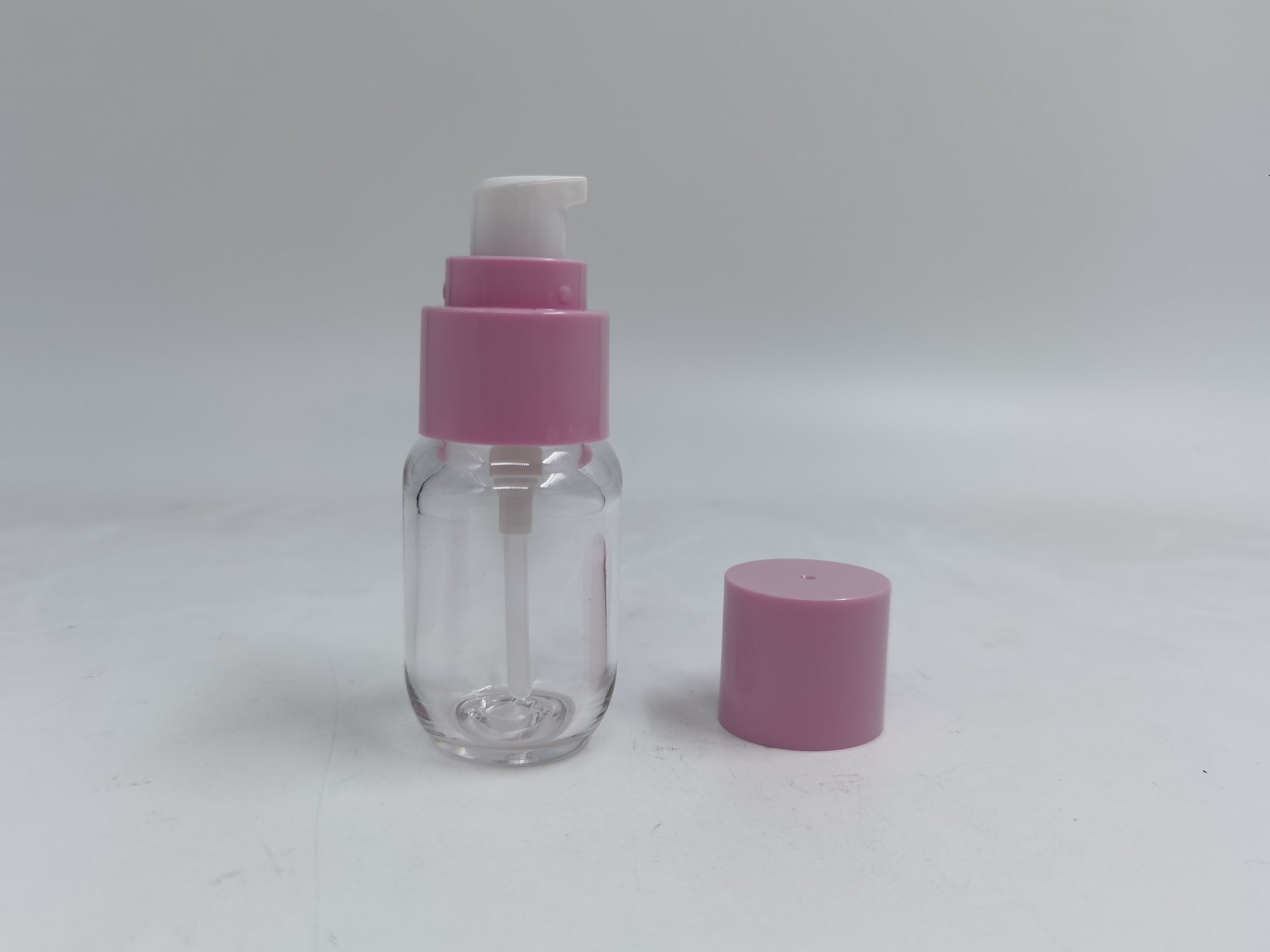 Thick Wall Empty Cosmetic Bottles 30ml 50ml 60ml Eye Serum Bottle With Pump