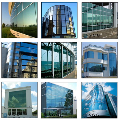 sun reflective glass panel