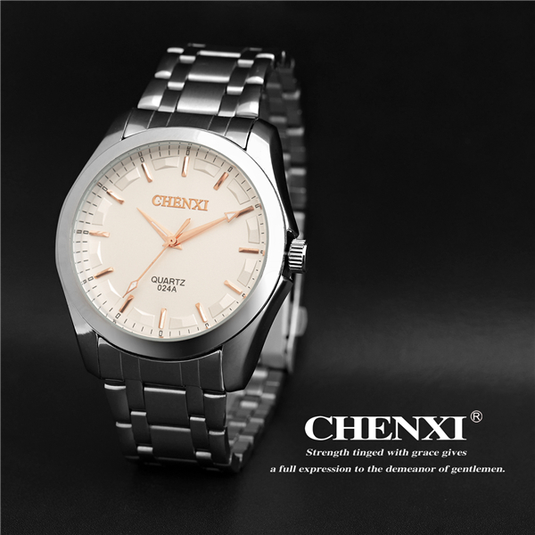 MOQ 10PCS China Watch Supplier Japan Movt Quartz Watch Man Gold Stainless Steel Watch Man