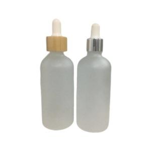 100ml 120ml Frosted Glass Dropper Bottle Screw Cap MSDS For Essential Oil